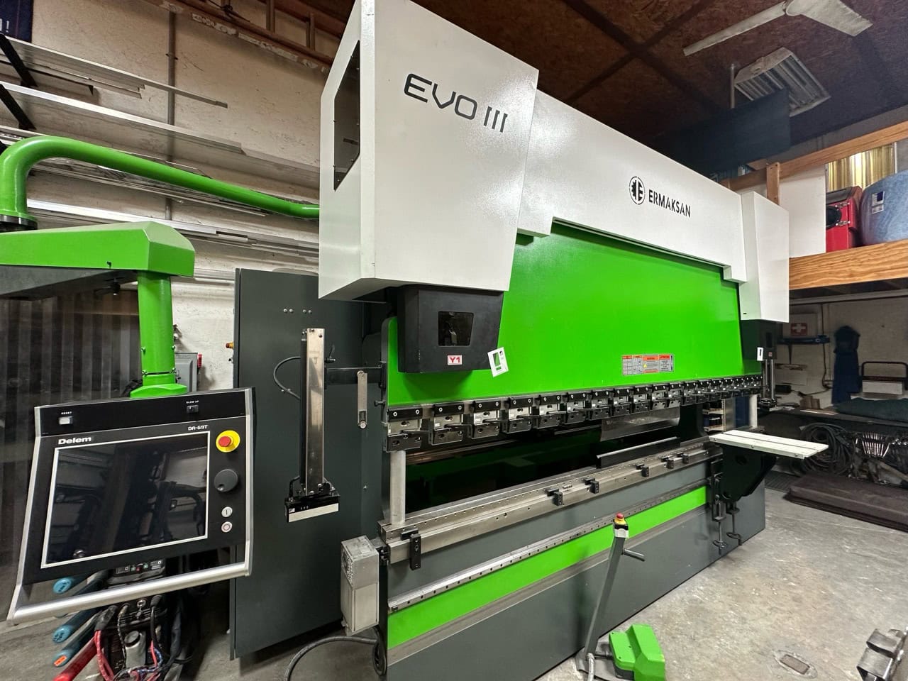 242 Ton x 12' Ermaksan Evo III Hybrid CNC Press Brake, 2023 - 5-axis backguage, 40k in Tooling Included, available in 3 months - Image 2