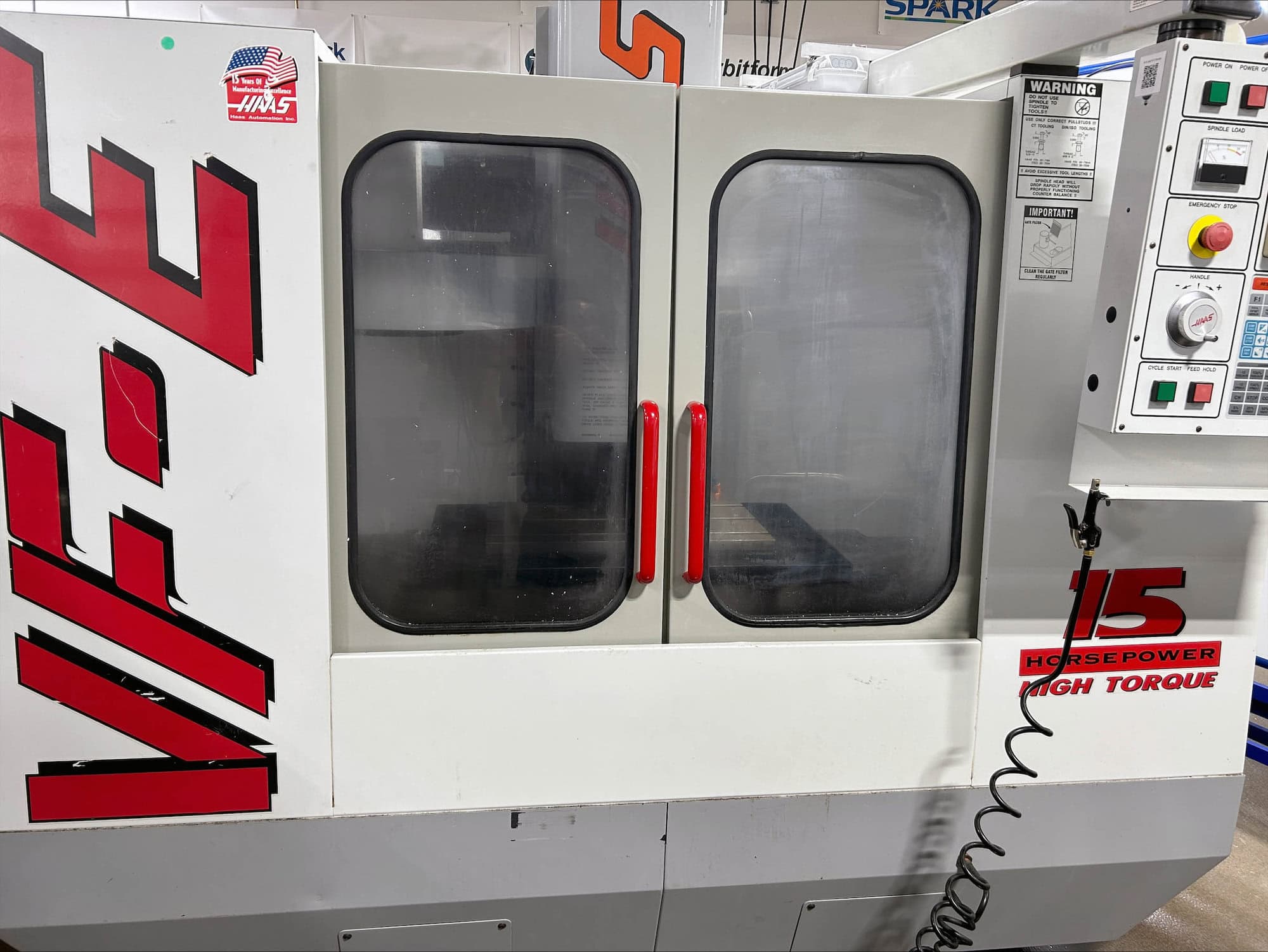 Haas VF-E VMC, 1999 - 4-Axis, 2x Rotary Table/ Indexer, Rigid Tap, Classroom Use - Image 9