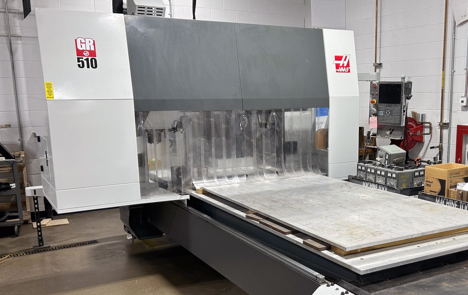 Haas GR-510 CNC Gantry Router, 2016 - 15K Spindle, Extended Z, Probe Ready, 20 ATC