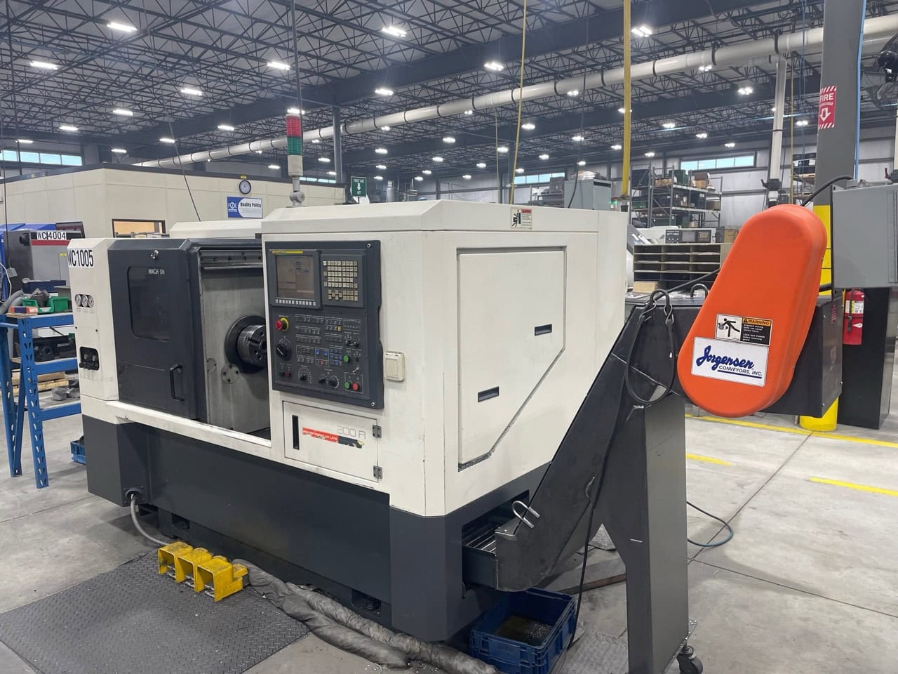 Hwacheon Hi-Tech 200A CNC Lathe, 2008 - Tailstock, C Axis, Live Milling - Image 3