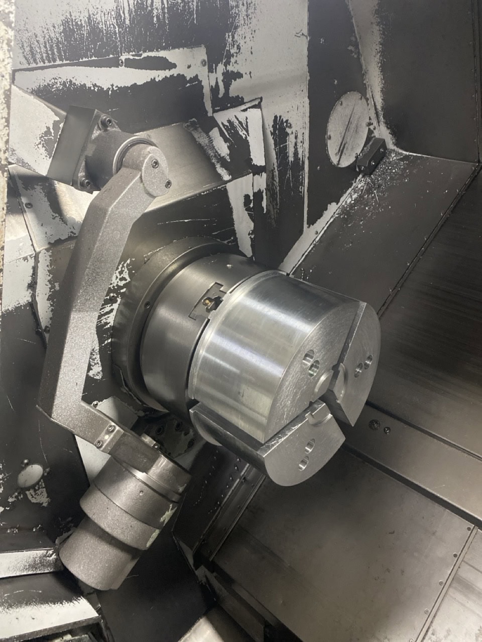 Mazak Nexus QTN 350-II CNC Lathe, 2008 - High Pressure Coolant, Tailstock, Chip Conveyor - Image 3