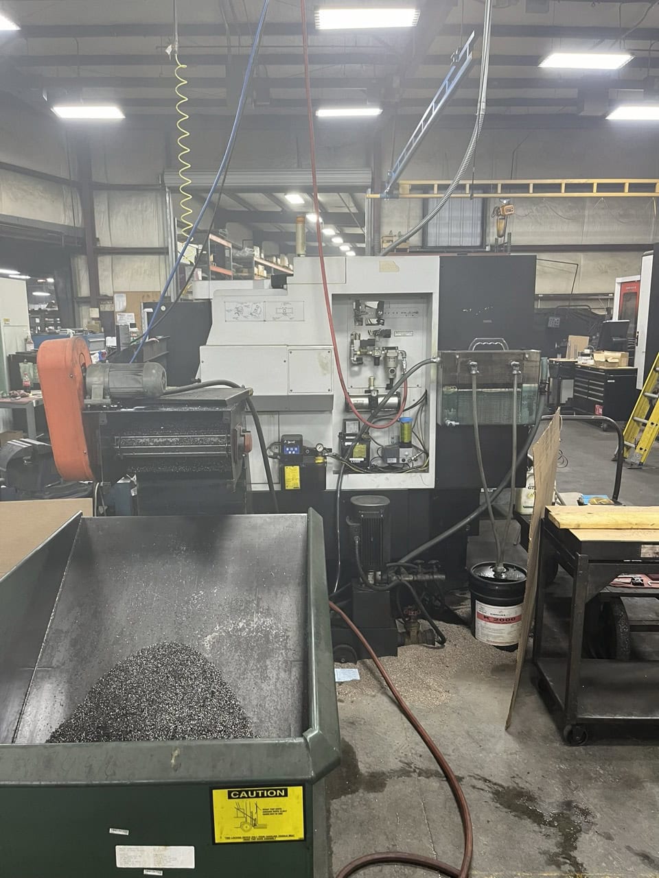 Mazak Nexus QTN 350-II CNC Lathe, 2008 - High Pressure Coolant, Tailstock, Chip Conveyor - Image 9