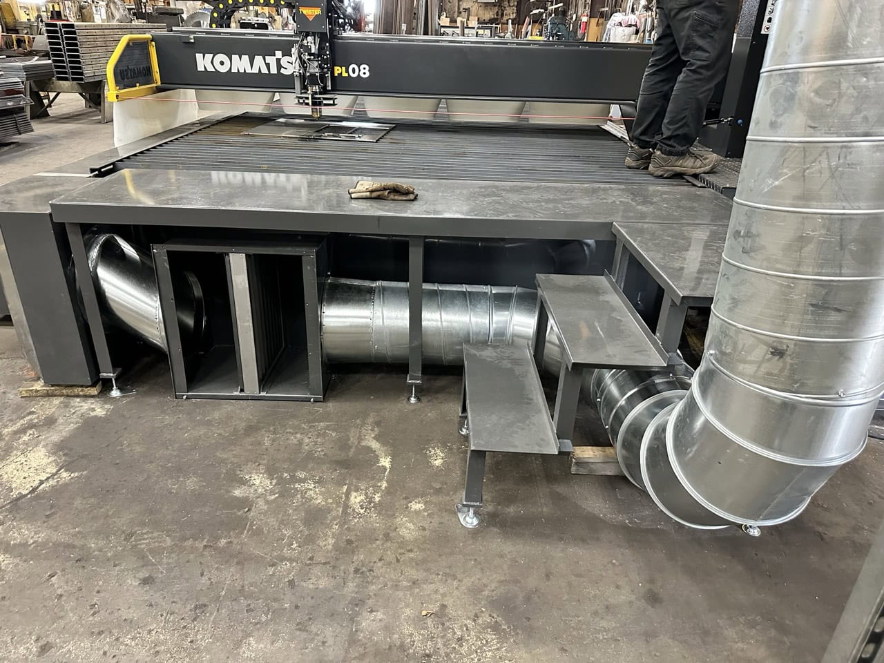 8' x 20' Komatsu TFPL08 6 Series 2 in 1 Plasma Oxyfuel Cutting System, 2023 - Image 96
