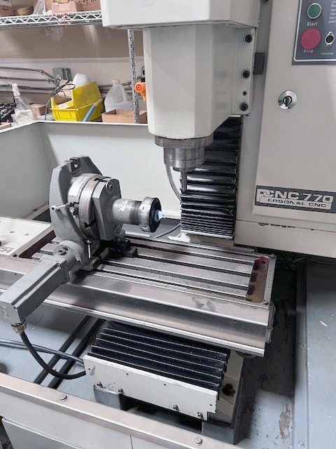 Tormach PCNC 770 Series 3 VMC, 2012 - 4th Axis Indexer, Collet Set - Image 2