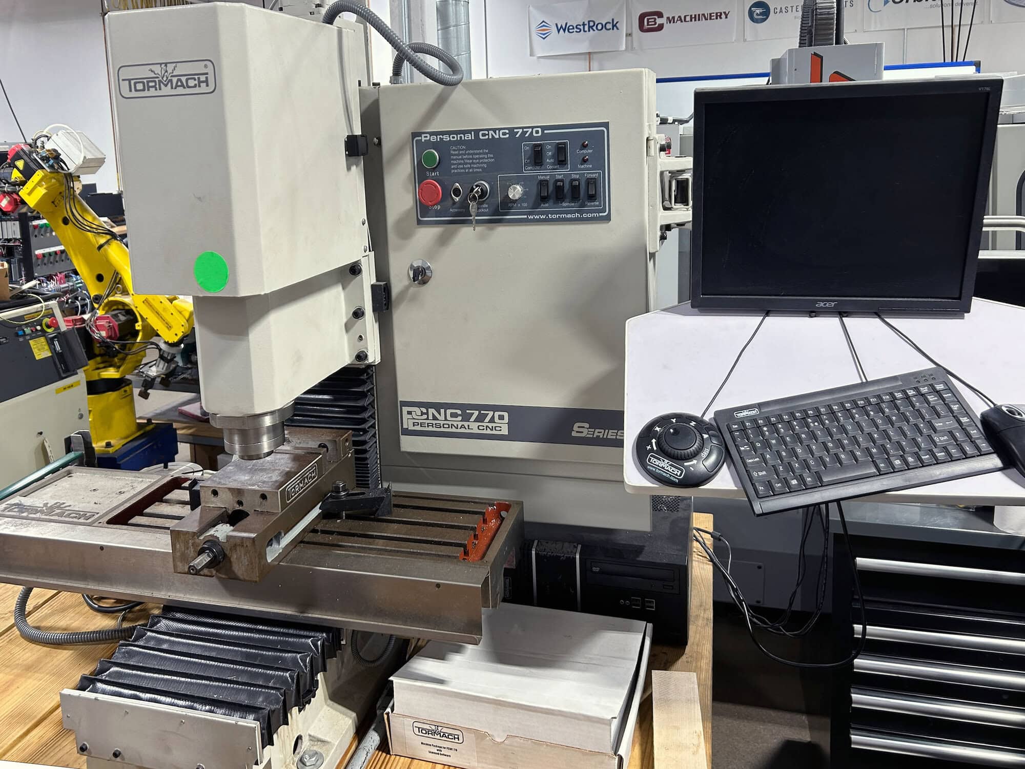 Tormach PCNC 770 Series 3 VMC, 2014 - 4th Axis Indexer, 10K Spindle, Very LOW Hours