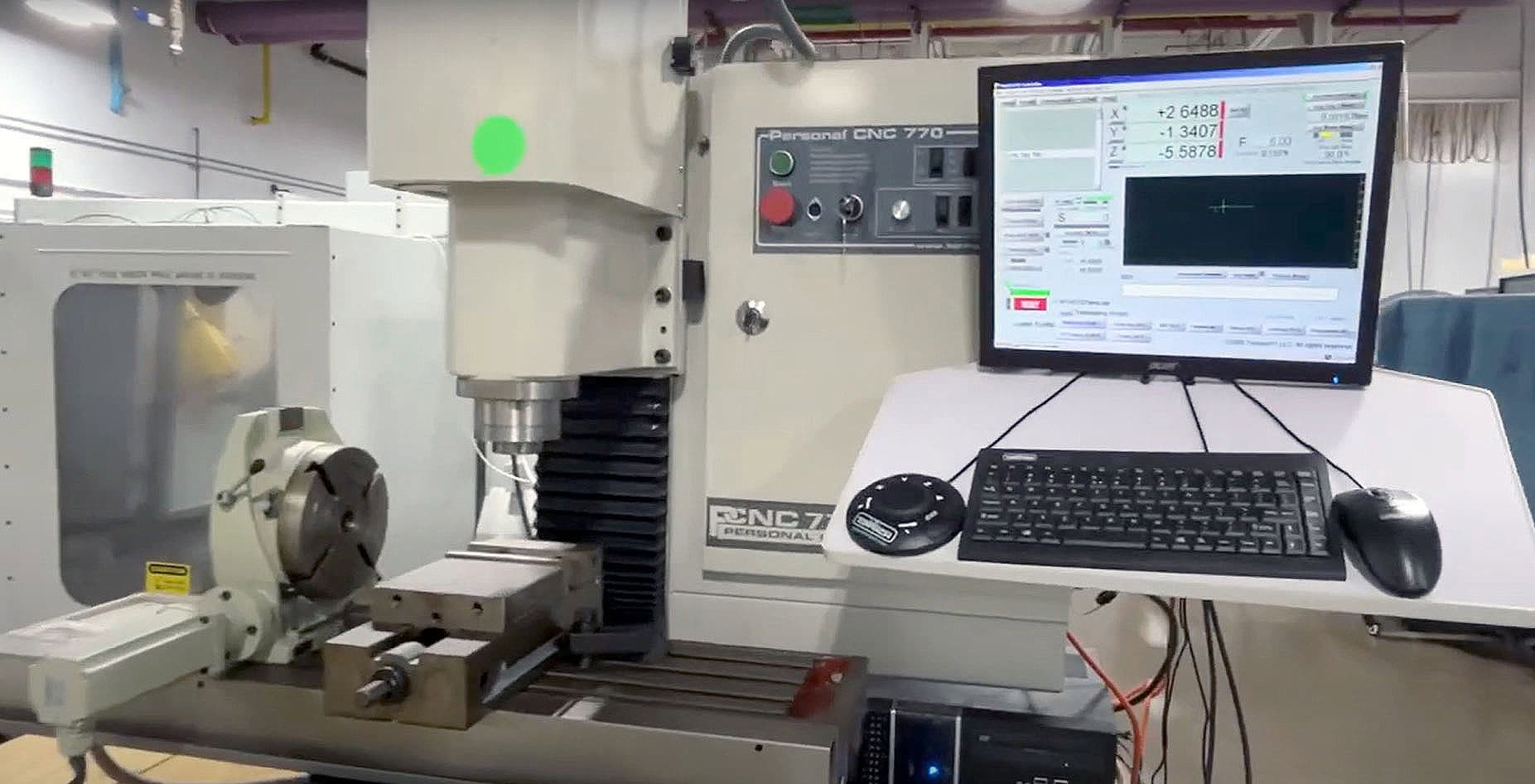 Tormach PCNC 770 Series 3 VMC, 2014 - 4th Axis Indexer, 10K Spindle, Very LOW Hours - Image 3