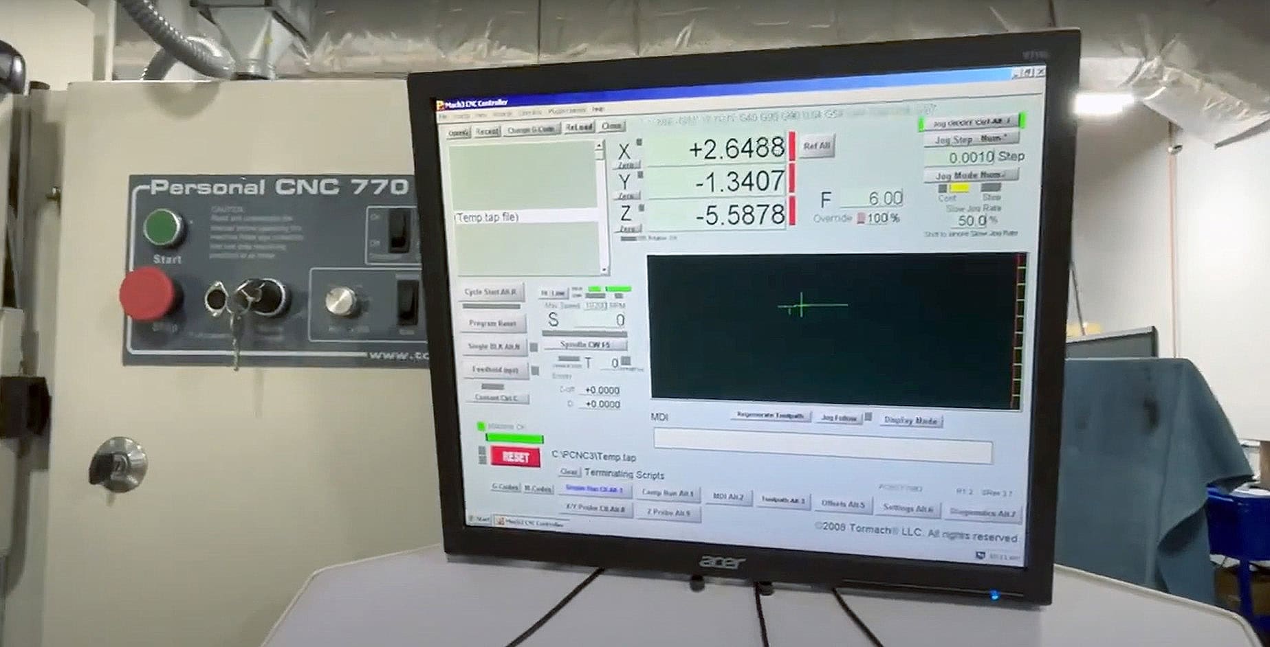 Tormach PCNC 770 Series 3 VMC, 2014 - 4th Axis Indexer, 10K Spindle, Very LOW Hours - Image 4