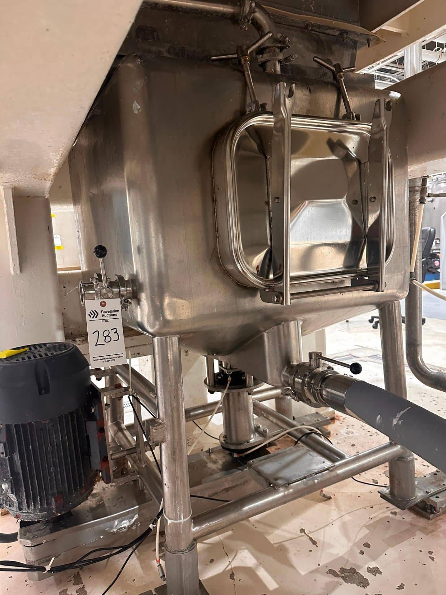 breddo likwifier 15hp approx 150 gal ss tank