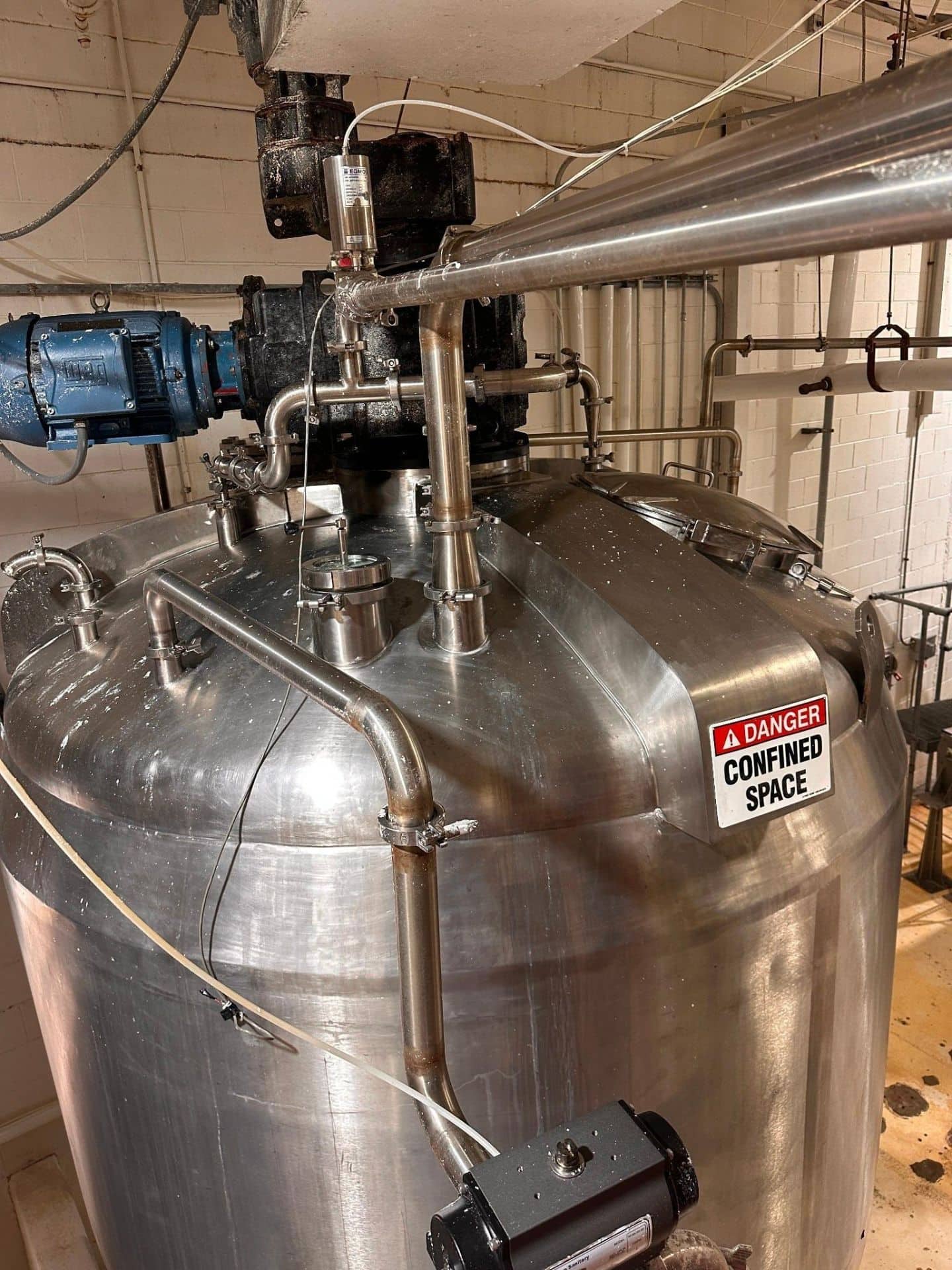 faminox 2800 gallon double motion kettle 316lss