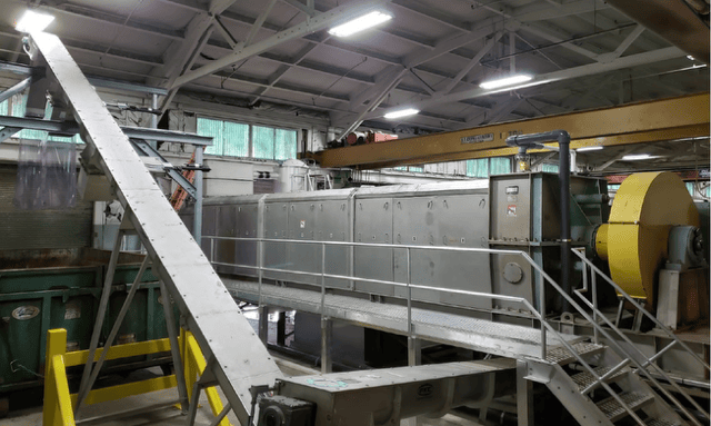 FKC Screw Press Model SHX-1250x9000L, 2017