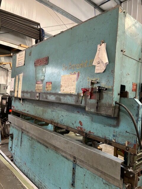 70 Ton X 10’ Allsteel hydraulic Press Brake- Cnc Back stop