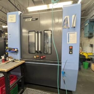 Doosan NHP 5000 HMC, 2021 - 60 Tool ATC, 15k RPM Spindle, LNS Chip Conveyor, 3 Tombstones, Probes, 4th Axis Indexing, Through Spindle Coolant