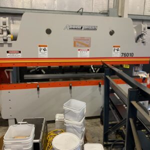 60 Ton x 10′ Accurpress 76010 CNC Hydraulic Press Brake, 1993 - Backgauge