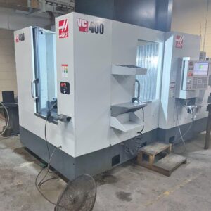 Haas VC-400 Dual Pallet VMC, 2020 - TSC, WIPS, Rigid Tapping, 4th Axis Drive & Wiring