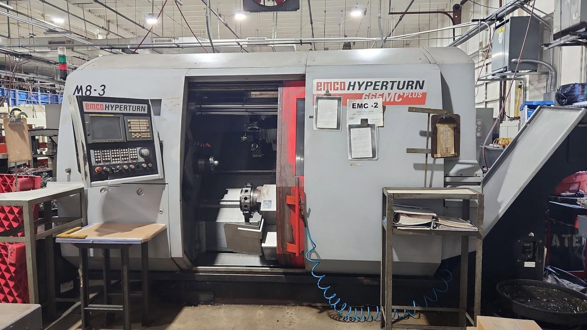 Emco Hyperturn 665 MC Plus Multi-Axis CNC Lathe, 2007 - Fanuc Series 18i-TB Control