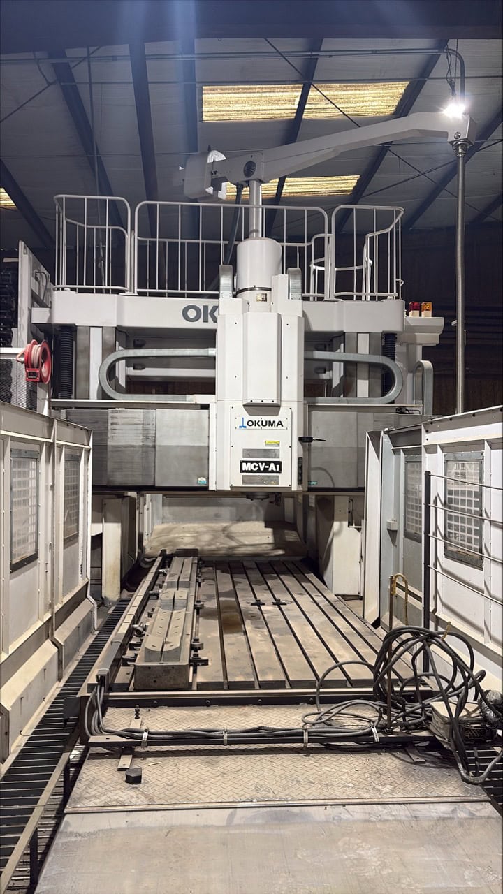 Okuma MCV-AII Vertical Mill CNC Double Column Machining Center, 2007 - Never Put In Production, No Hours!