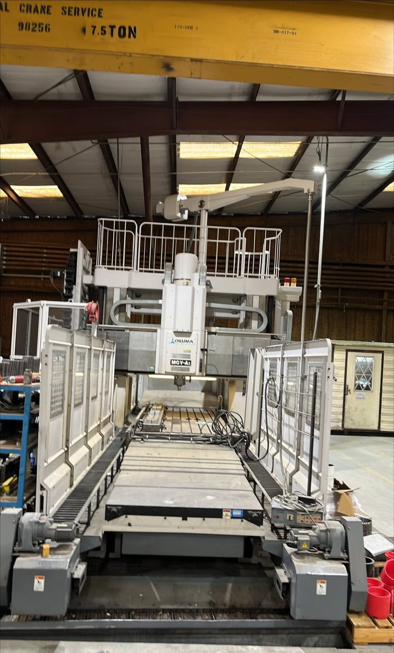Okuma MCV-AII Vertical Mill CNC Double Column Machining Center, 2007 - Never Put In Production, No Hours!