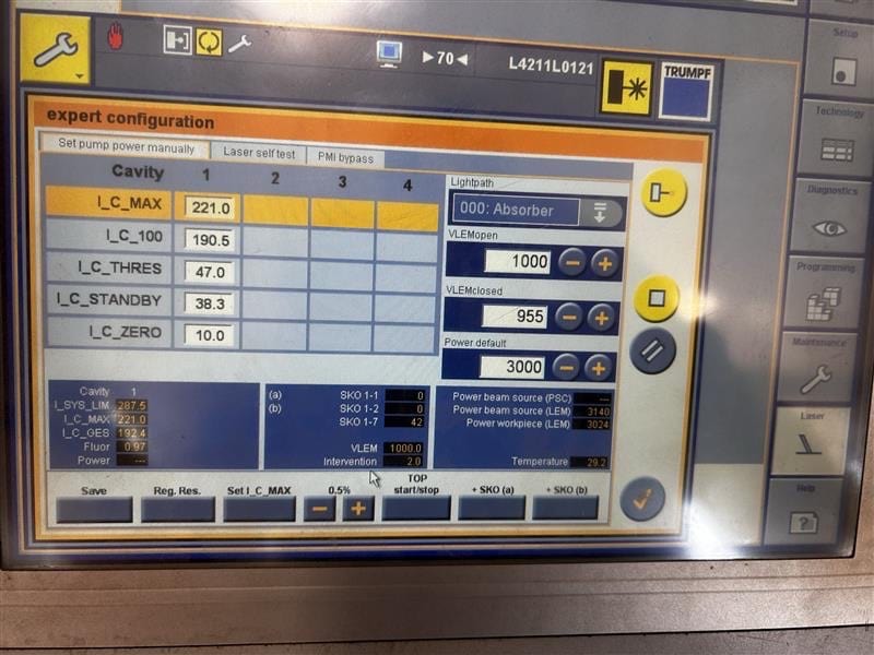 3,000 Watt Trumpf TruLaser 1030 Fiber Laser, 2014 - 5'x 10' Dual Shuttle Table, TruDisk 3001 - Image 10
