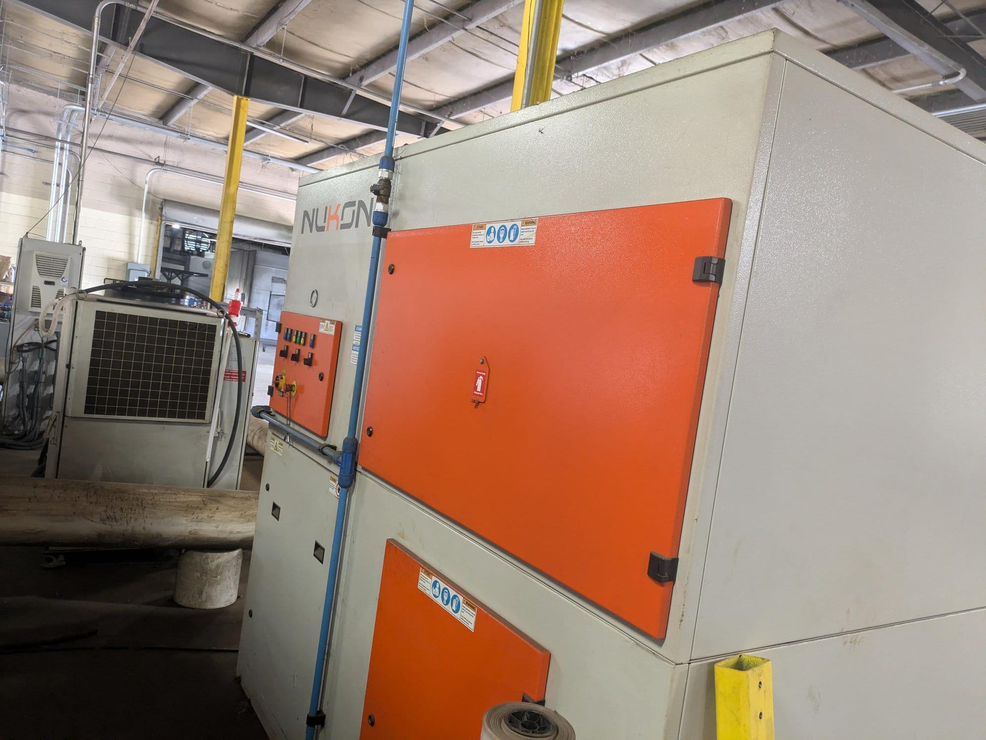4000 Watt Nukon NF Pro 25120 Fiber Laser, 2016 - 8' x 40' Table, YLS Power Source, Chiller, Dust Collector - Image 4