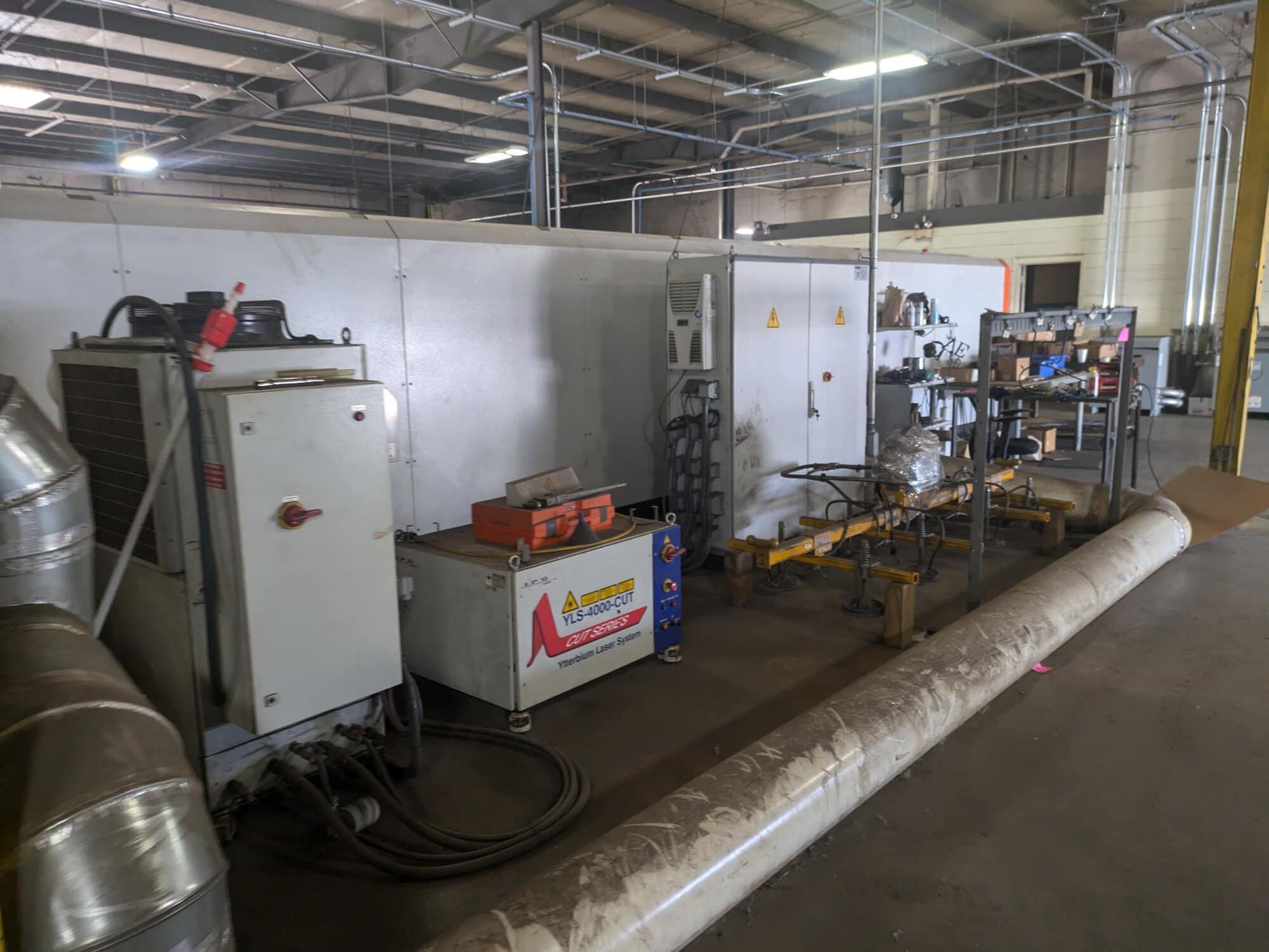 4000 Watt Nukon NF Pro 25120 Fiber Laser, 2016 - 8' x 40' Table, YLS Power Source, Chiller, Dust Collector - Image 5