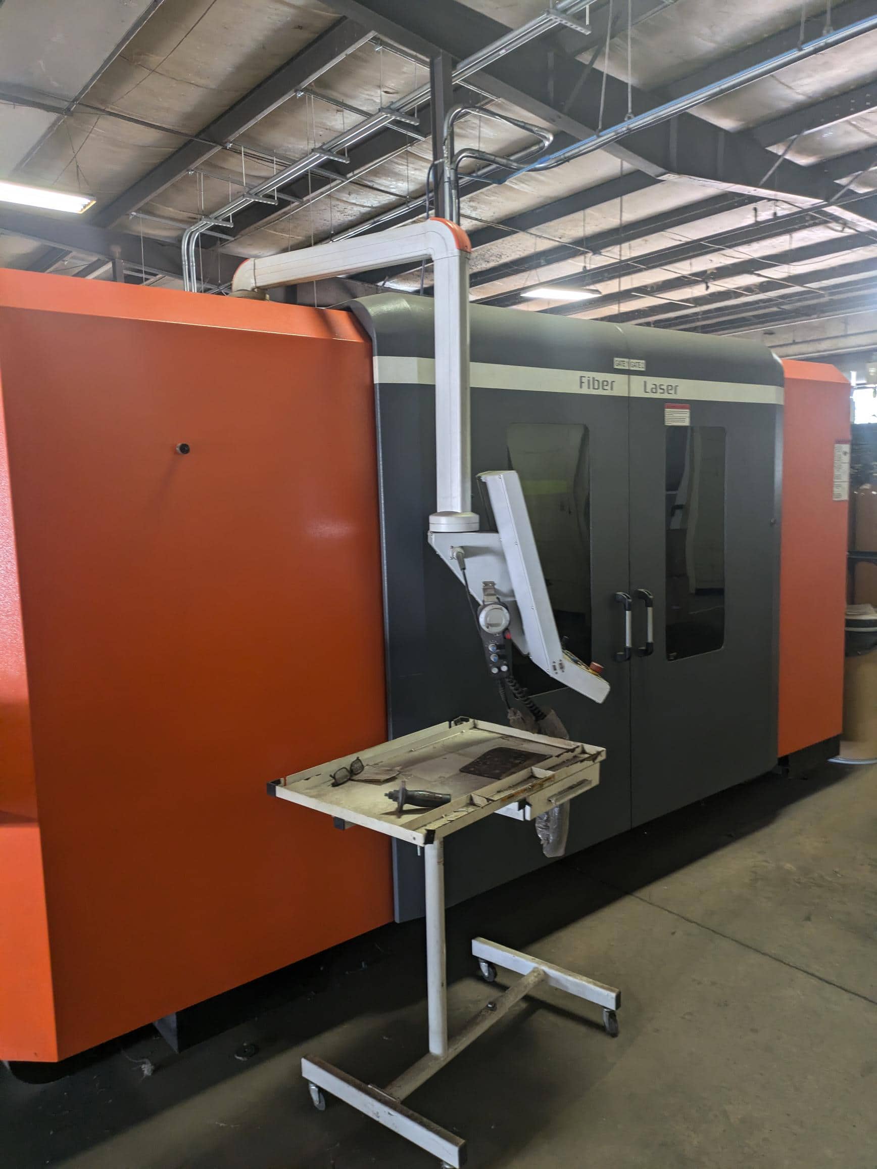 4000 Watt Nukon NF Pro 25120 Fiber Laser, 2016 - 8' x 40' Table, YLS Power Source, Chiller, Dust Collector - Image 6