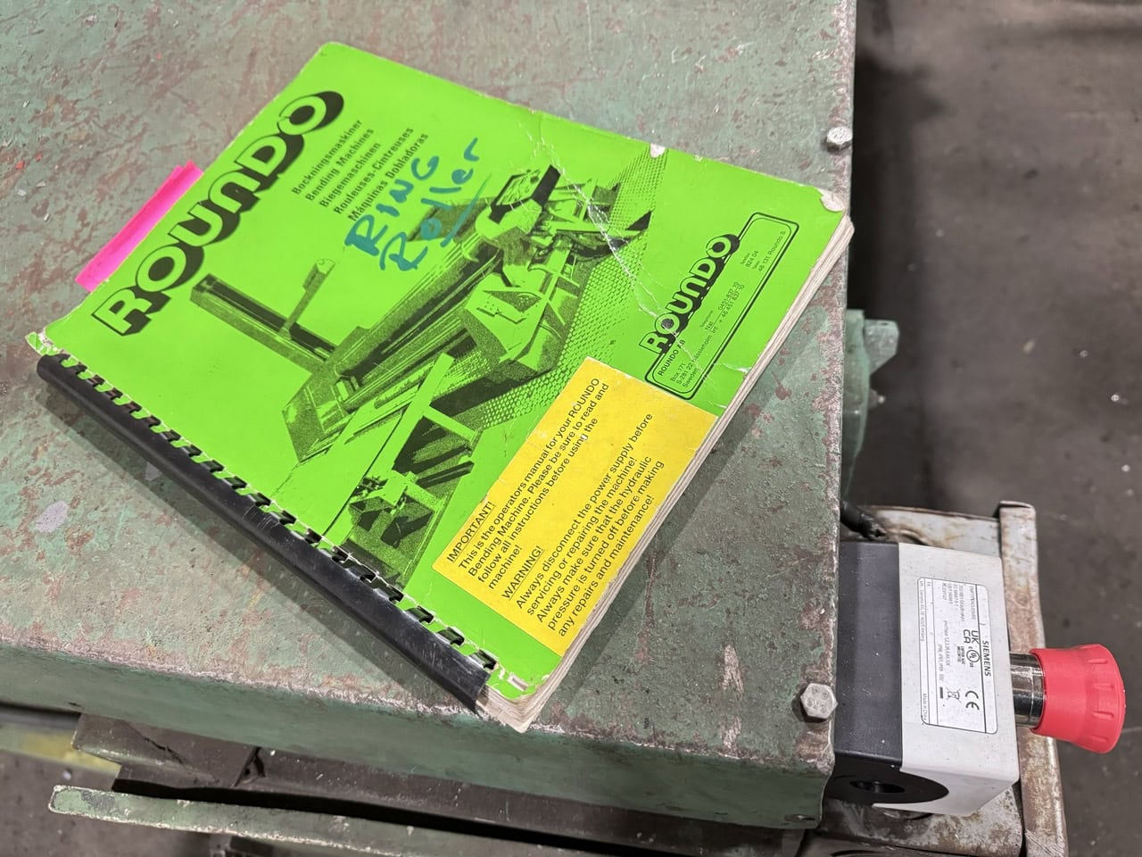 5" X 5" X 1/2", ROUNDO R5s HYDRAULIC ANGLE ROLLS, Tooling & Jib Crane Included - Image 11