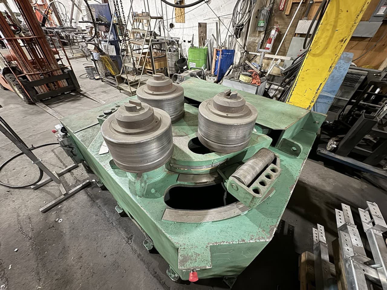 5" X 5" X 1/2", ROUNDO R5s HYDRAULIC ANGLE ROLLS, Tooling & Jib Crane Included - Image 2