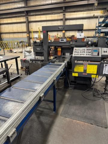 14" x 20" HEM DC 1420 HA-C Dual Column Horizontal Bandsaw, 2009 - Bundling Attachment, Shuttle Tables - Image 2