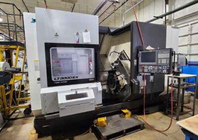 2013 okuma lt3000ex-2my twin spindle twin turret cnc lathe
