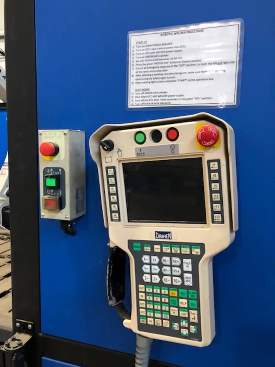 OTC Daihen AX21-UV0000 Robotic Welder, 2012 - AX21 Controller, AXV6 Robot - Image 3