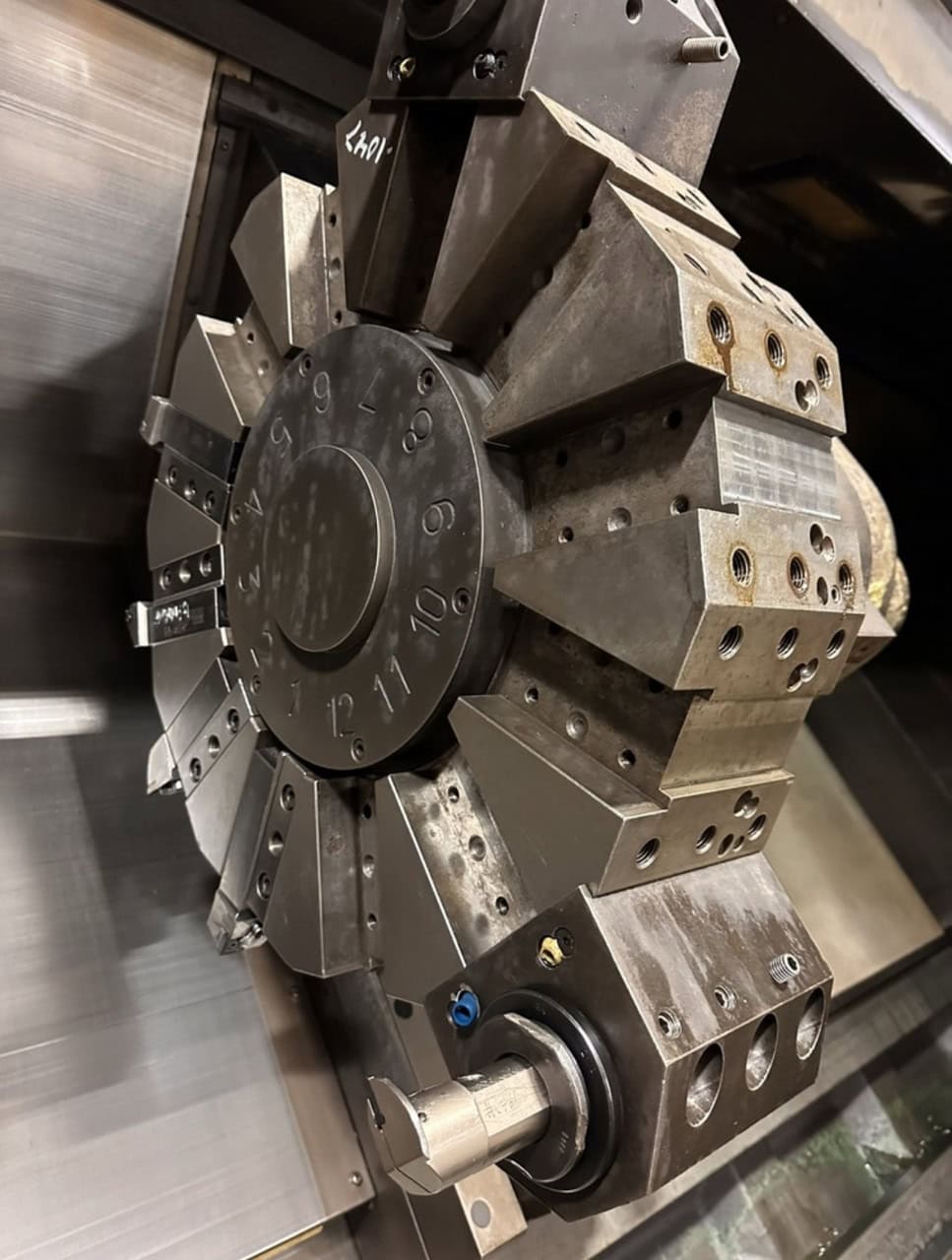 Doosan Puma 480XL CNC Lathe, 2012 - Chip Conveyor, Tailstock - Image 3