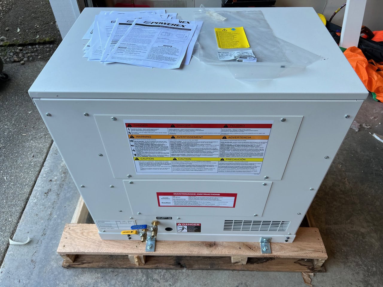 3 HP Powerex SES130862 13-Gallon Oil-Less Enclosed Scroll Air Compressor - Never Used - Image 3