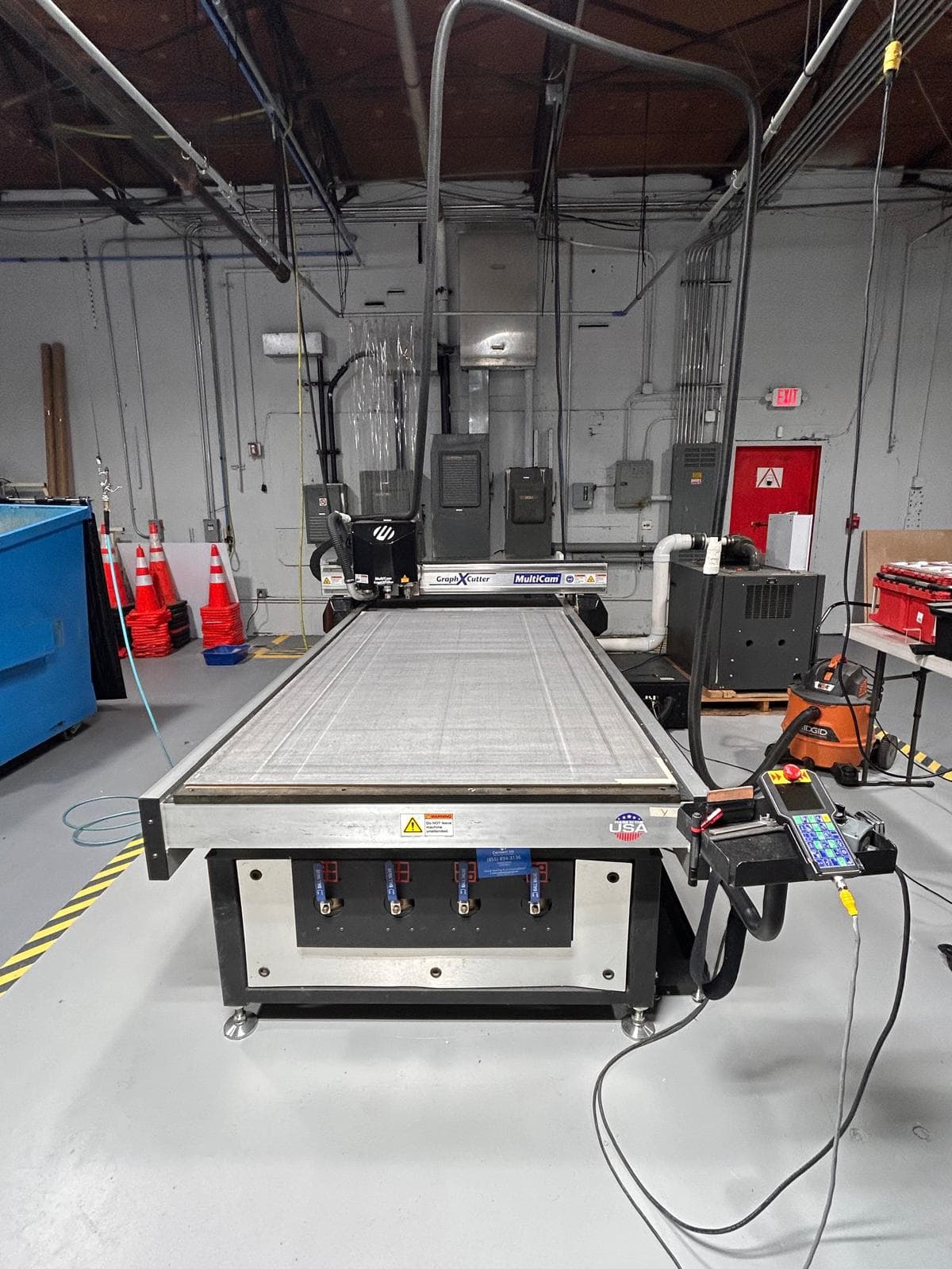 4' x 8' Multicam Graph X Cutter 103 CNC Router, 2017 - Low Hours - Image 3