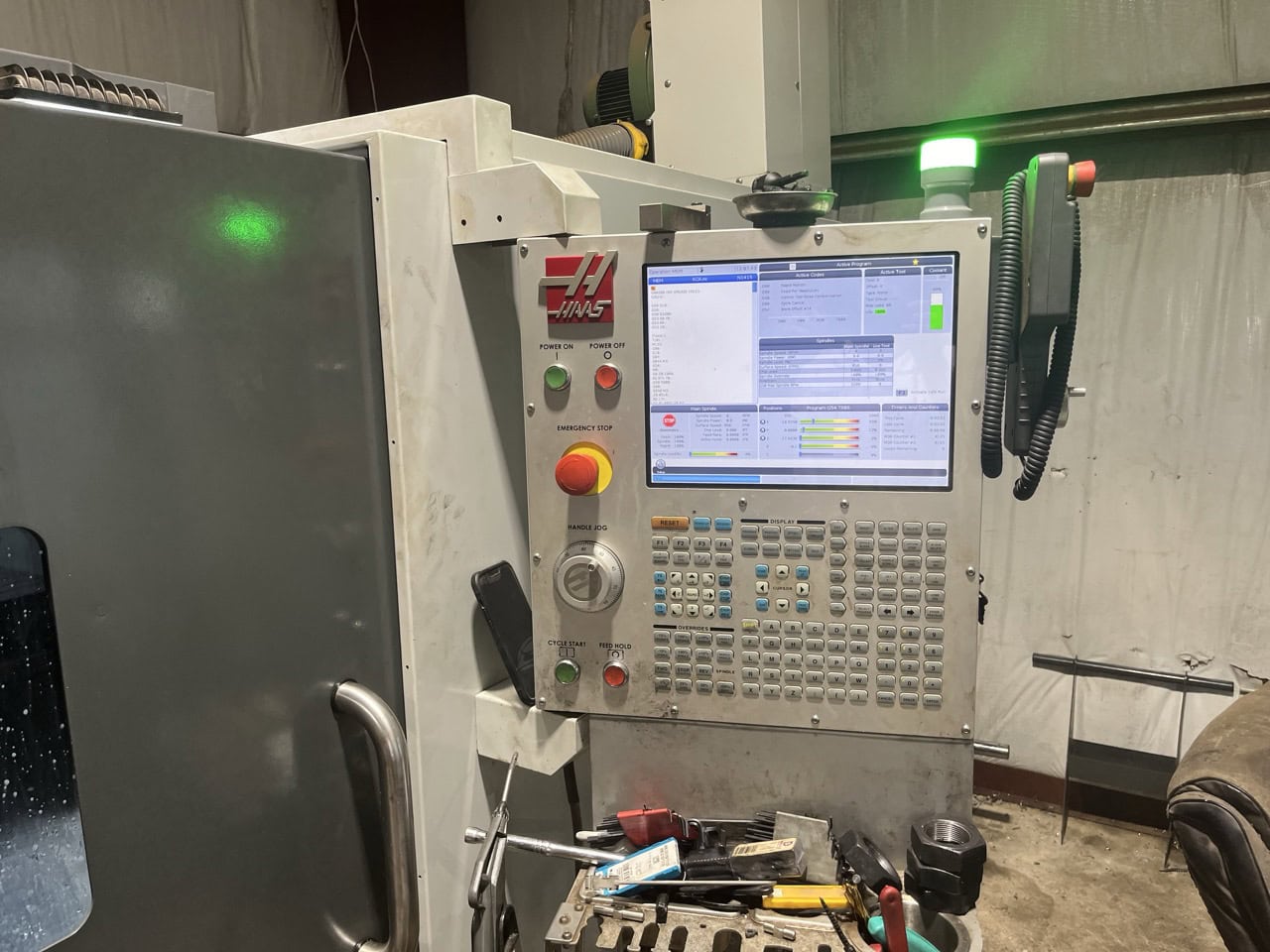 Haas ST-35Y CNC Lathe, 2023 - 6k RPM Live Tooling, Y Axis, Hydraulic Programmable Tailstock, Chip Conveyor - Image 4