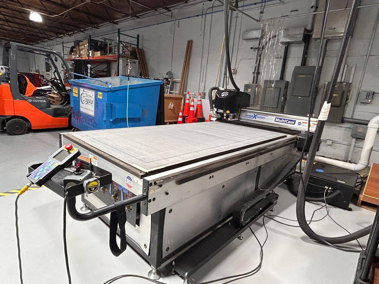 4' x 8' Multicam Graph X Cutter 103 CNC Router, 2017 - Low Hours - Image 4