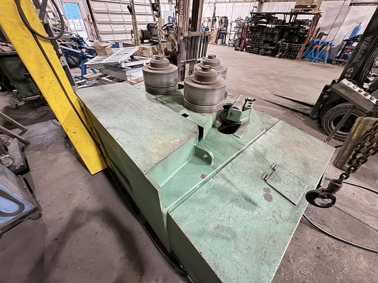 5" X 5" X 1/2", ROUNDO R5s HYDRAULIC ANGLE ROLLS, Tooling & Jib Crane Included - Image 5
