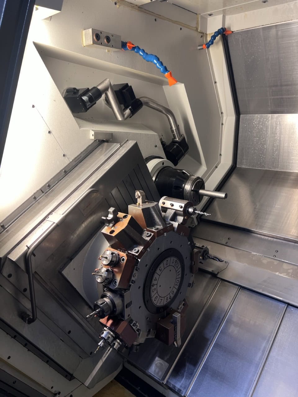 Eurotech Elite B465-SY2 Trofeo CNC Lathe, 2021 - Patriot Barfeeder, LNS Magnetic Chip Conveyor, Mist Collector - Image 5