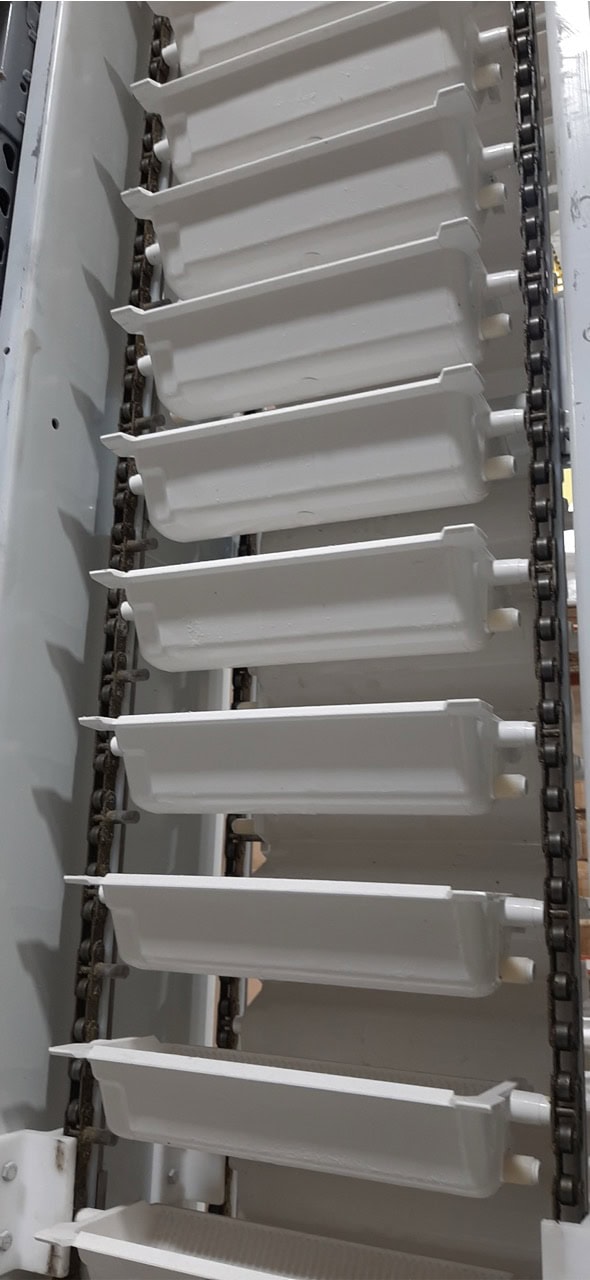 PFI 12.5' Polycarbonate Bucket Conveyor, 2022 - Equipped with Extra Buckets - Image 5