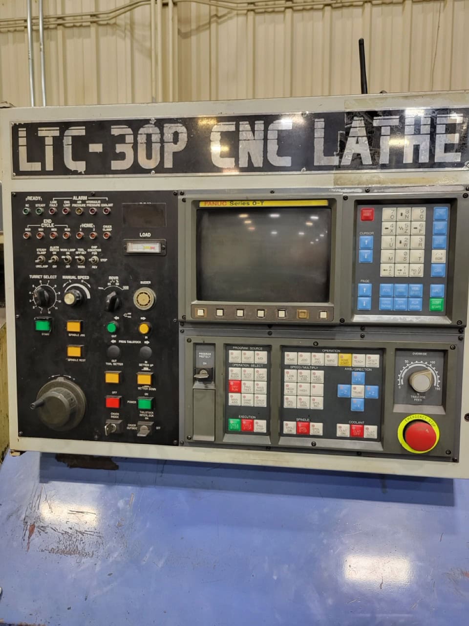 Leadwell LTC-30BPL CNC Lathe, 2010 - Tailstock, Fanuc Control - Image 6