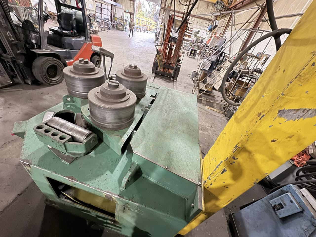 5" X 5" X 1/2", ROUNDO R5s HYDRAULIC ANGLE ROLLS, Tooling & Jib Crane Included - Image 6