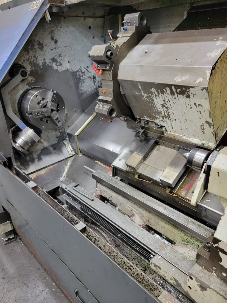 Leadwell LTC-30BPL CNC Lathe, 2010 - Tailstock, Fanuc Control - Image 7