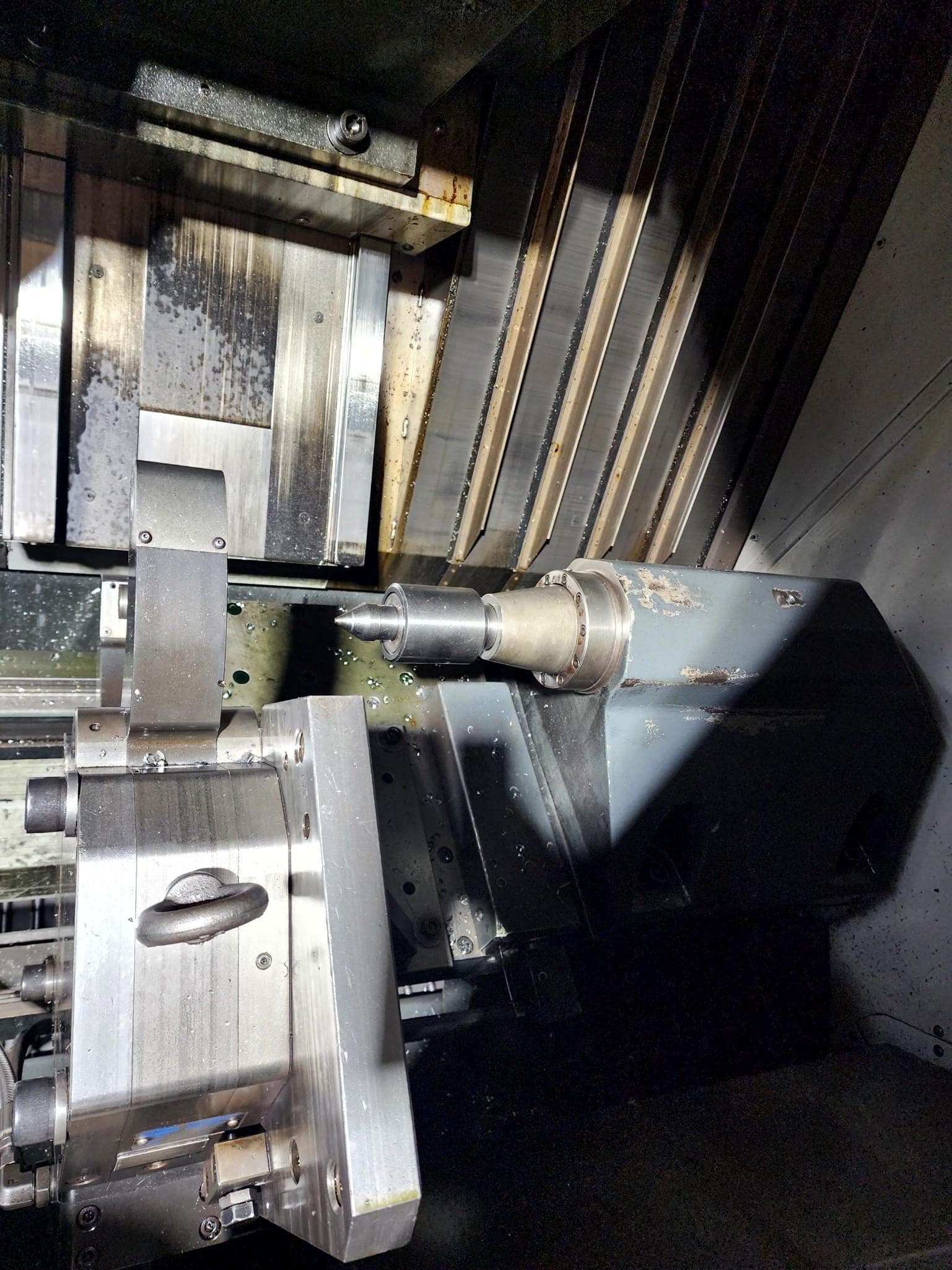 HAAS ST-45L CNC LATHE, 2018 - LONG BED, HYDRAULIC STEADY REST, 20" CHUCK, TAILSTOCK - Image 4