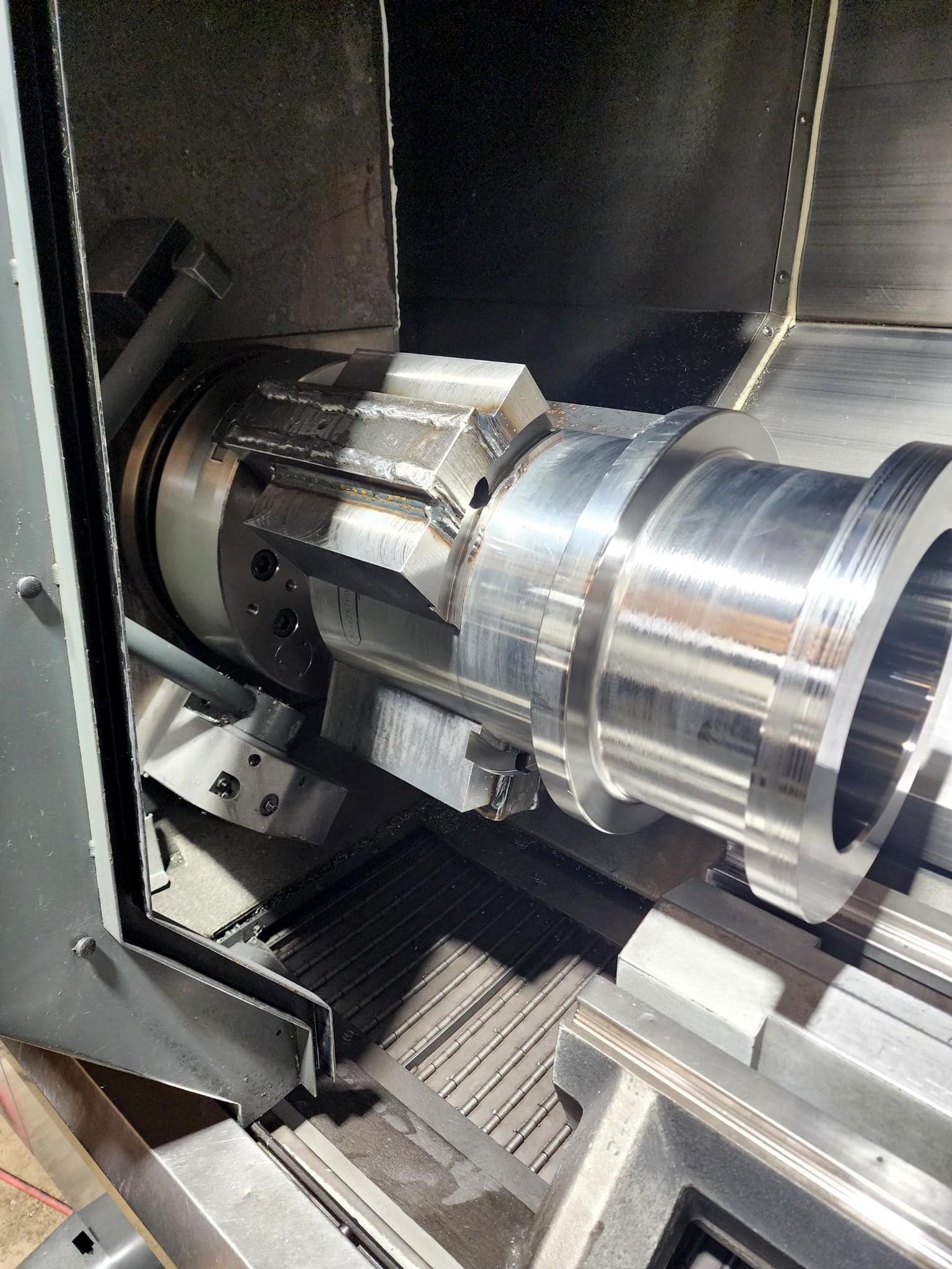 HAAS ST-45L CNC LATHE, 2018 - LONG BED, HYDRAULIC STEADY REST, 20" CHUCK, TAILSTOCK - Image 6