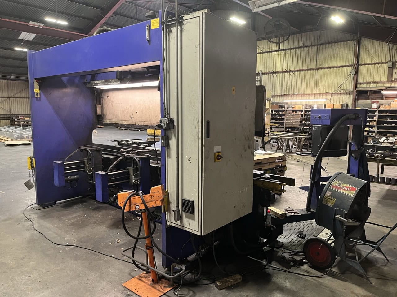 160 Ton x 13' Pullmax Ursviken Optima 4.1/3.15 6-Axis CNC Press Brake, 1999 - W/Crowning, Pre-Removal Pricing - Image 8