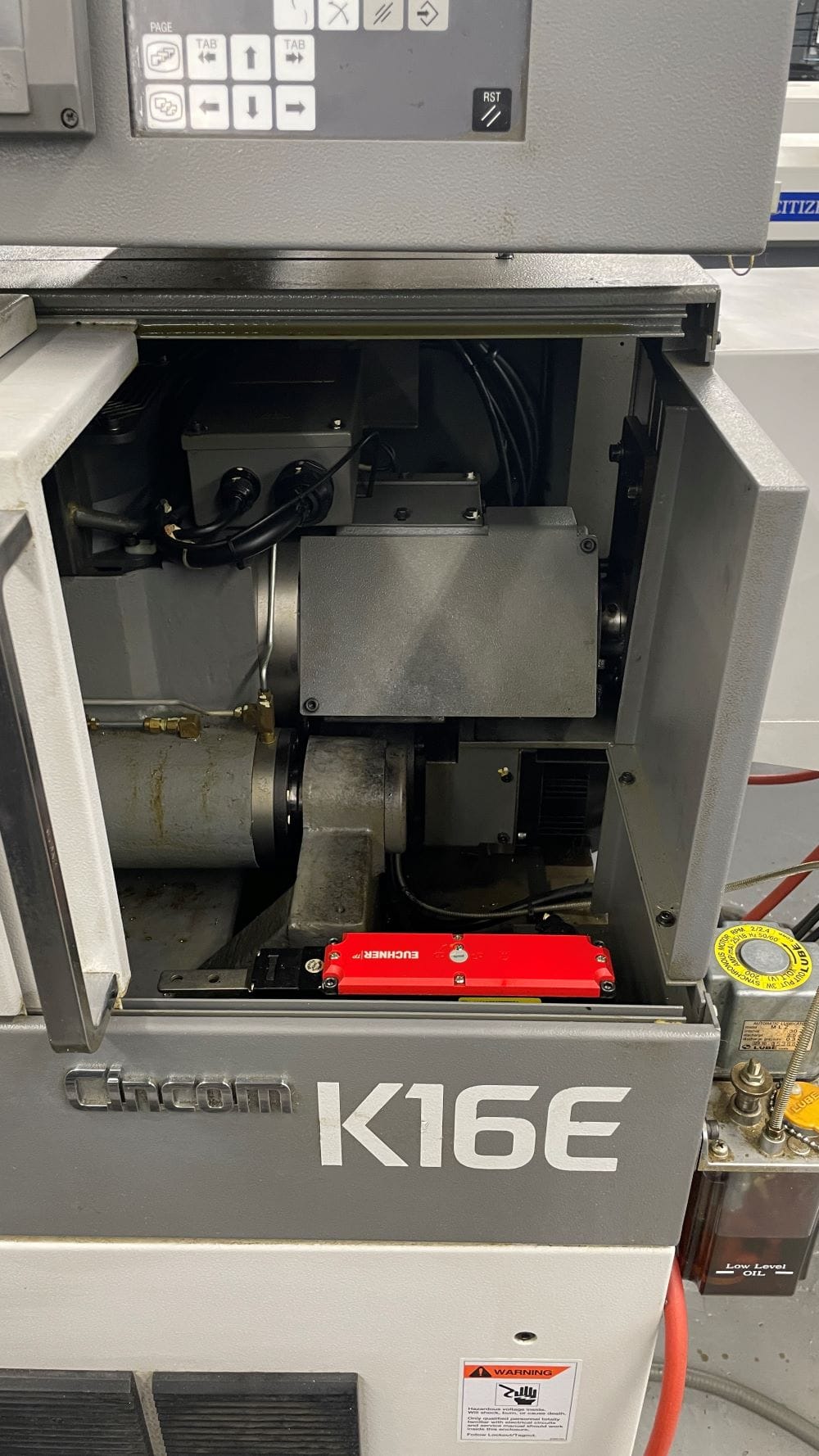 Citizen K16E VII CNC Swiss Lathe, 2012 - Bar Feeder, Live Tooling - Image 8