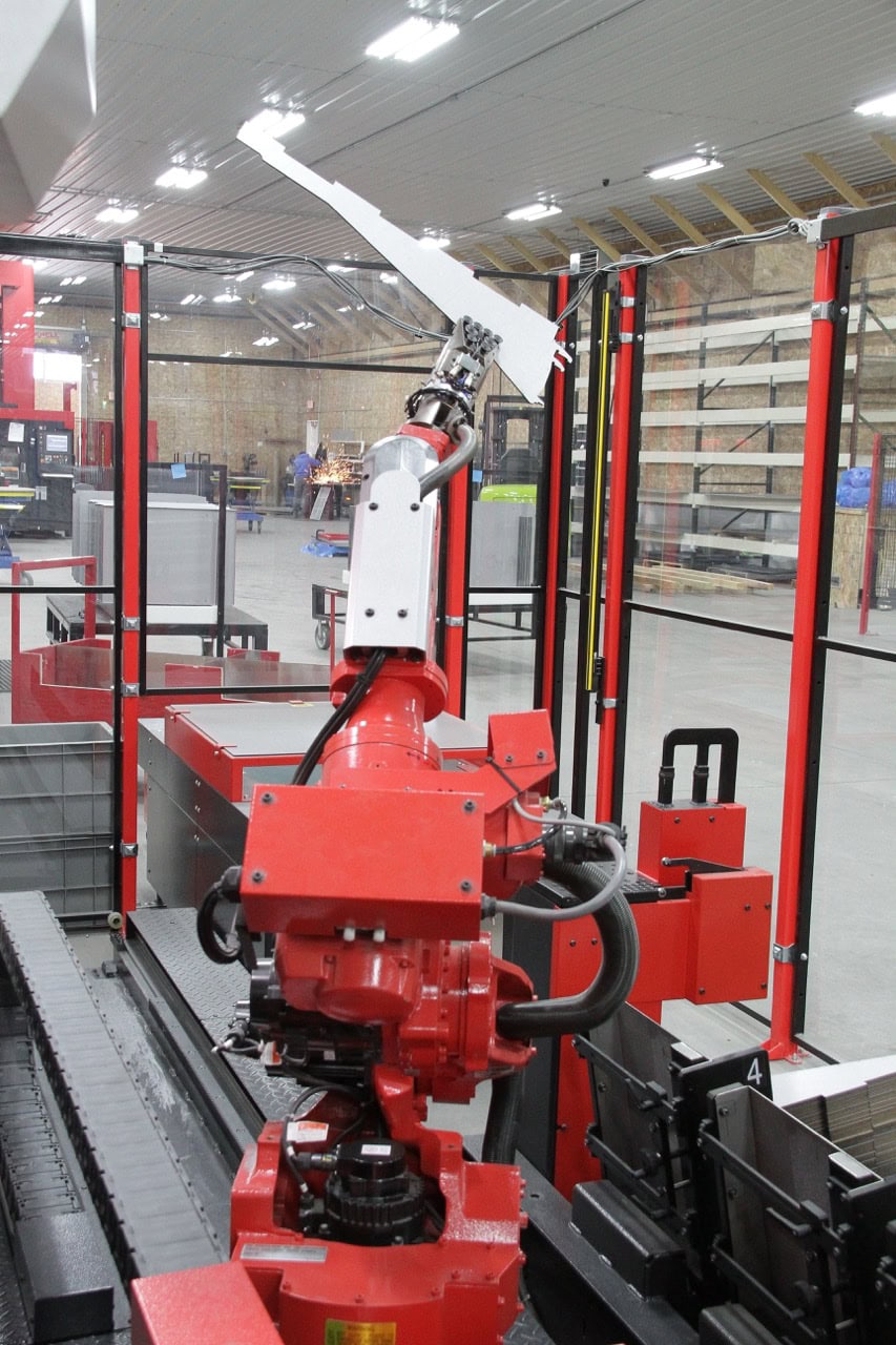 60 Ton x 4' Amada EG6013 Automated Bend Cell, 2017 - 6 -Axis Robot, 7-Axis Backgauge - Image 8