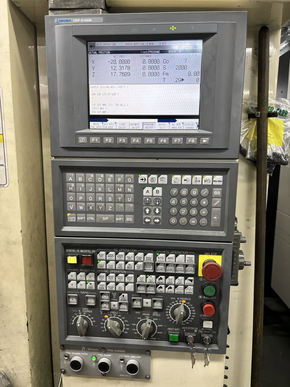 Okuma MC-V4020 VMC, 2001 - 4th Axis Ready, 15K RPM Spindle - Image 3
