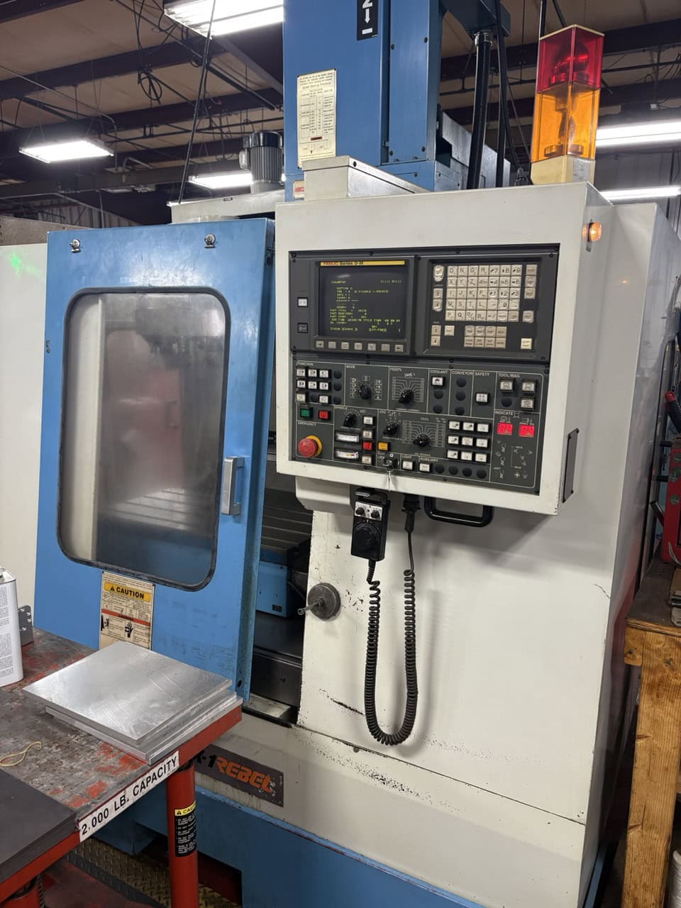 YCM Supermax Max-1 Rebel VMC, 1991 - Fanuc Control - Image 7