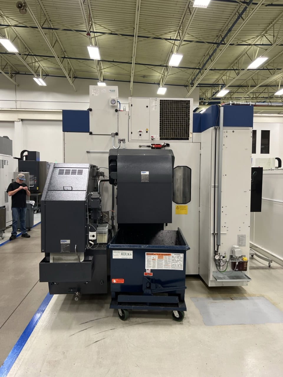 Grob G550 5-Axis HMC, 2016 - Renishaw Probe, Mist Collector - Image 9