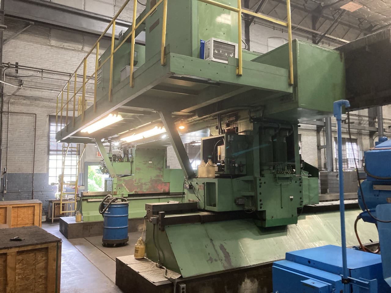 40' x 8' RD&D Model VTC 53/60 CNC Gantry Mill, 1990 - Universal Head, 80 HP, Cat 50, Fanuc Control - Image 5